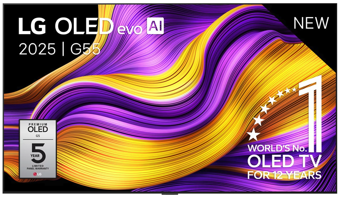 LG OLED65G55LW televisie 4K UHD - 65''