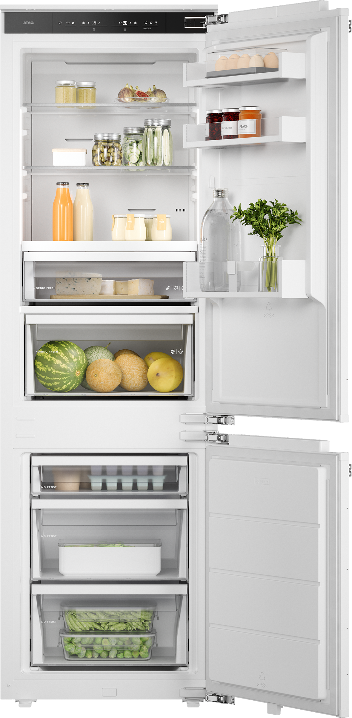 ATAG KDC8178NC koel-/vriescombinatie - 178cm