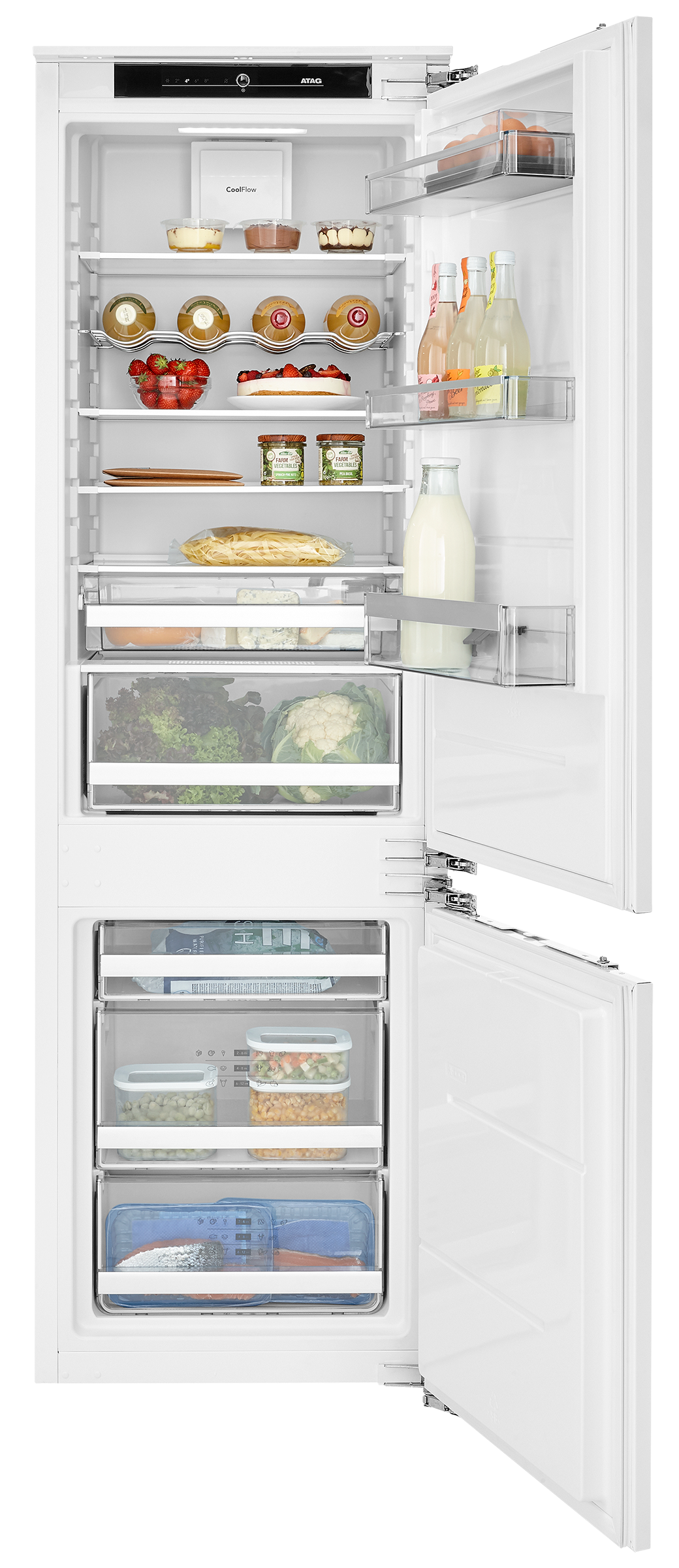 ATAG KD66178DN koel-/vriescombinatie - 178cm